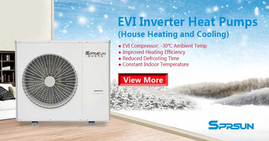 EVI Inverter Heat Pump Bomba de calor inversor EVI