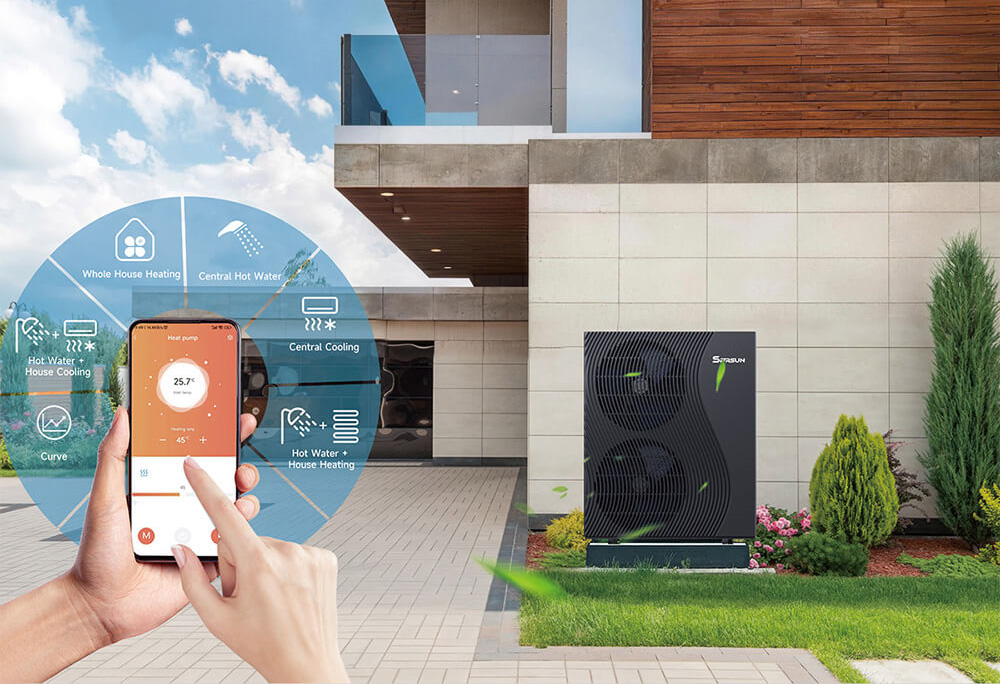 SPRSUN affordable r290 air source heat pump SPRSUN bomba de calor de fuente de aire r290 asequible