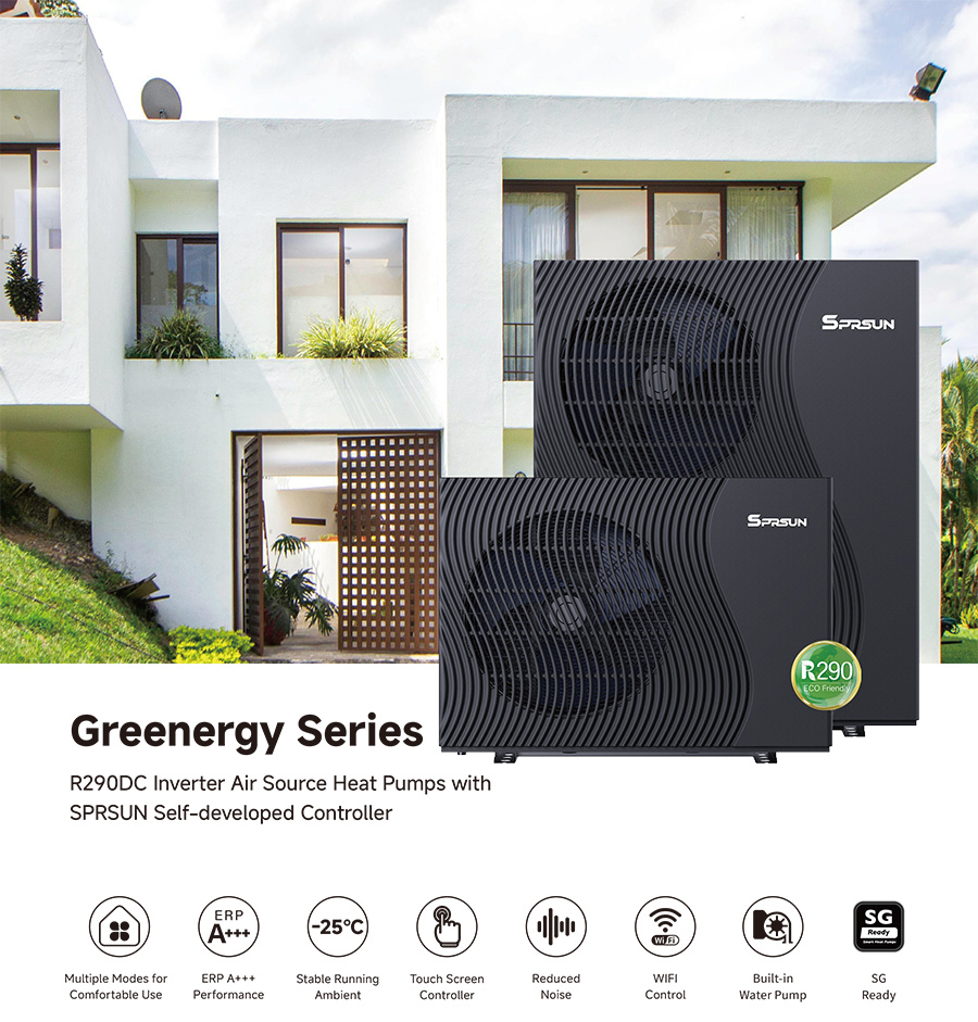 SPRSUN_R290 heat pump_Greenergy-1 SPRSUN_Bomba de calor R290_Greenergy-1