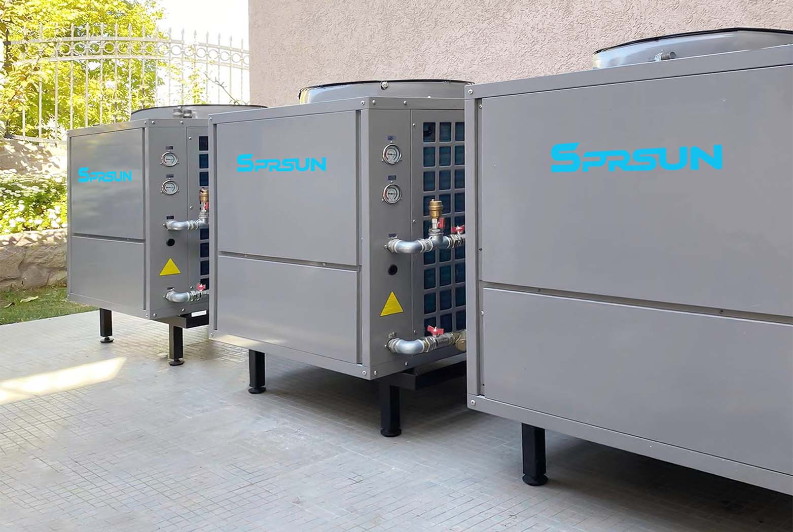 SPRSUN commercial heat pump in Latvia