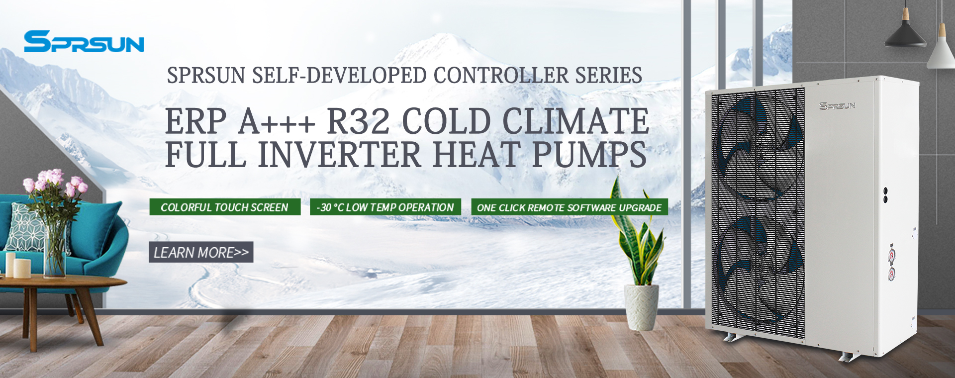 ERP A+++ R32 Cold Climate Full Inverter Heat Pumps