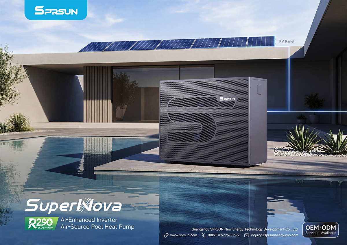 Bomba de calor para piscinas R290