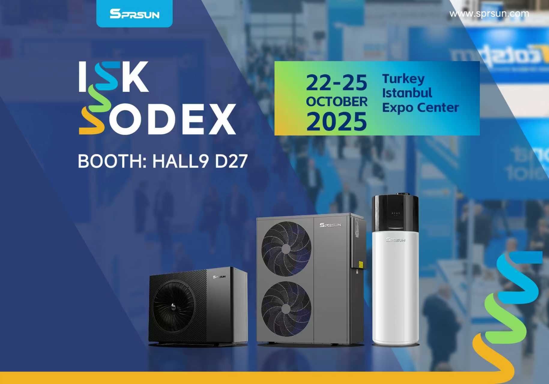 Únase a nosotros en ISK-SODEX 2025: SPRSUN 'S DC Inverter Bombas de calor redefine la eficiencia energética