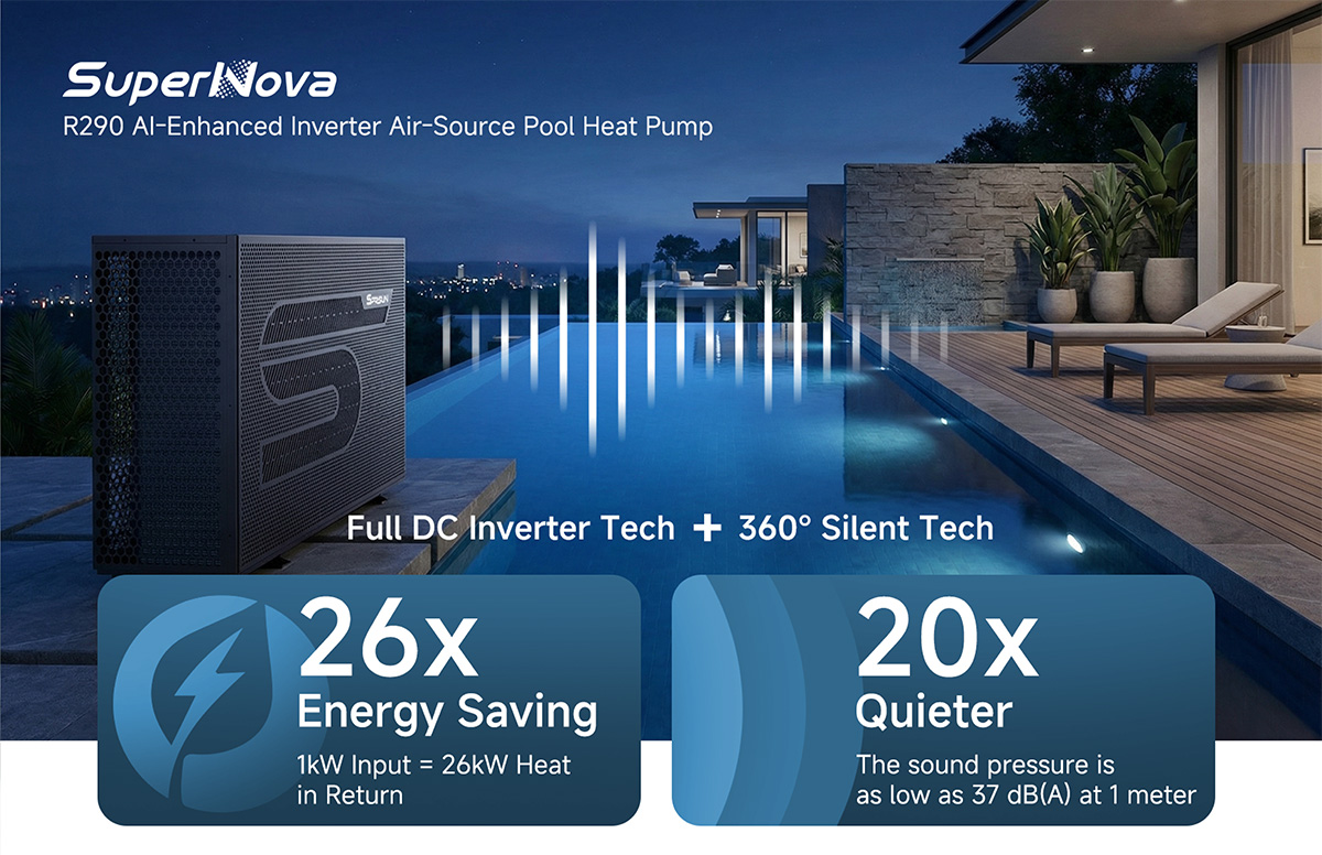 Bomba de calor para piscina R290-2