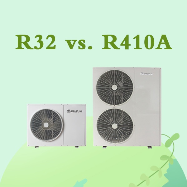 Refrigerante de bomba de calor r32 vs r410a
