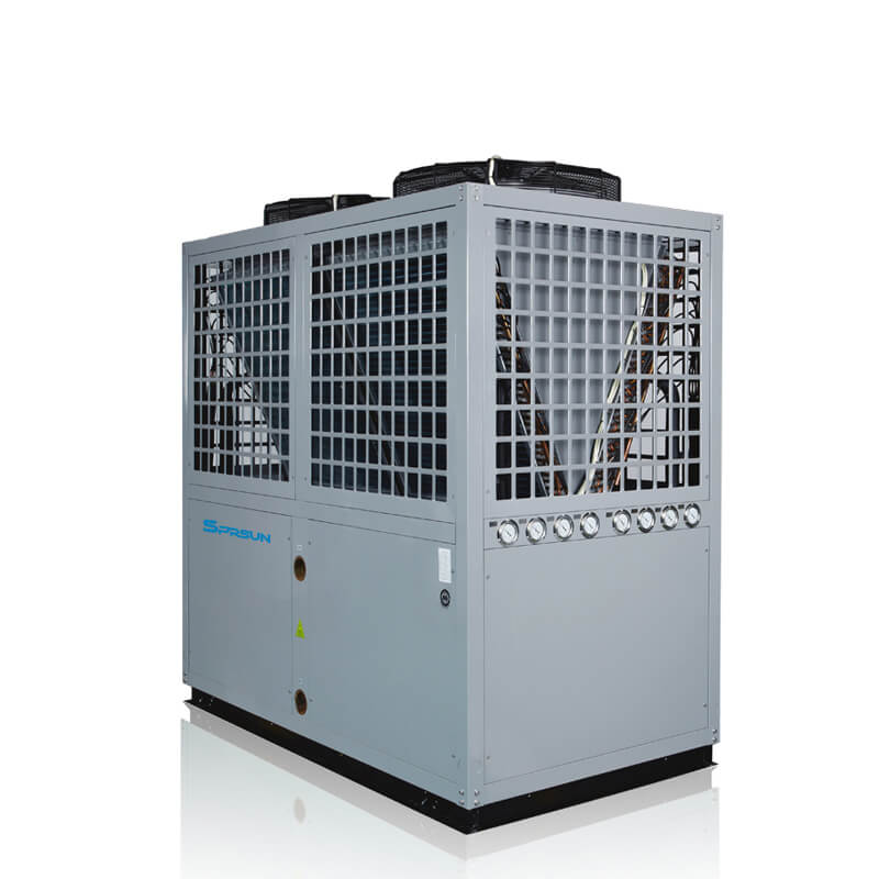80KW 100KW 120KW Calefacción Refrigeración Fuente de aire Piscina Bomba de calor Calentador de agua y enfriador