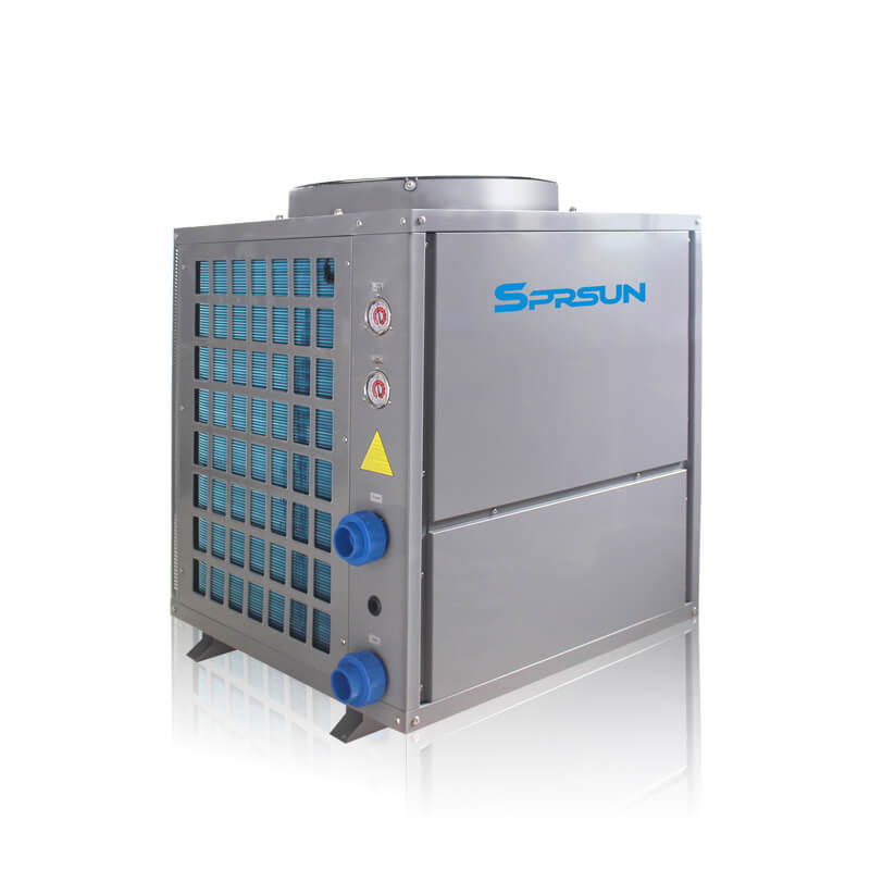 calentador de agua comercial de alta temperatura de la pompa de calor de la fuente de aire de 7.5KW-21KW 80C
