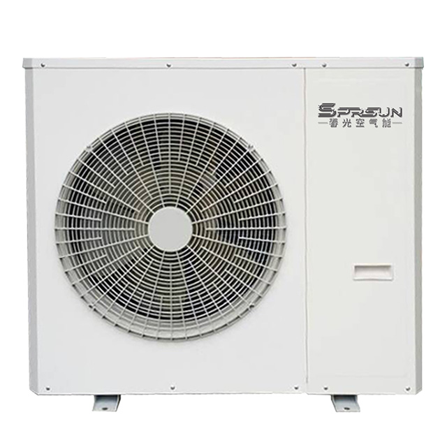 Bomba de calor aire-agua de baja temperatura con inversor EVI de 9KW -30 ℃ para calefacción y refrigeración