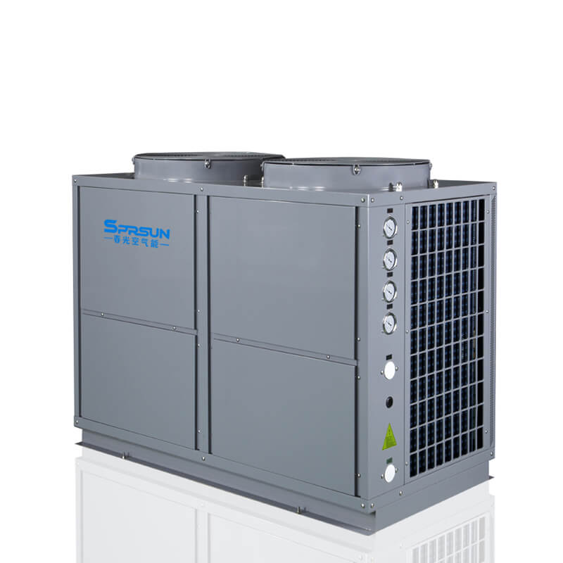 Calefacción da alta temperatura de la pompa de calor de la fuente de aire de la agua caliente de EVI 28KW 80℃