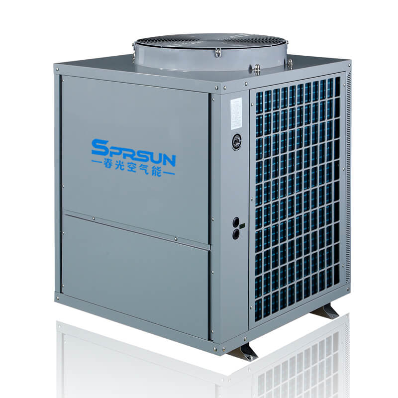 Calentador de agua caliente con bomba de calor con fuente de aire de descarga superior monobloque de 7,5 KW a 24,5 KW