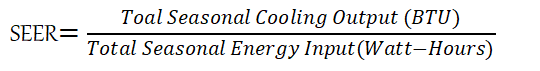 &Iacute;ndice de eficiencia energ&eacute;tica estacional (SEER)