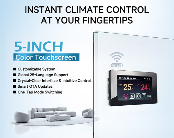 Sistema de control inteligente de bomba de calor R32