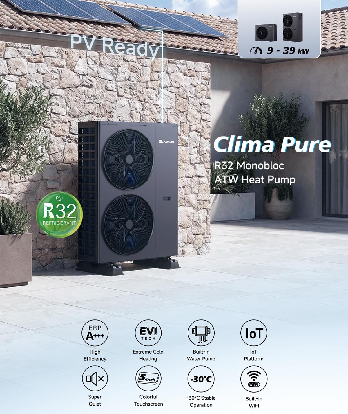 Bomba de Calor Multifuncional R32 (Clima Pure)